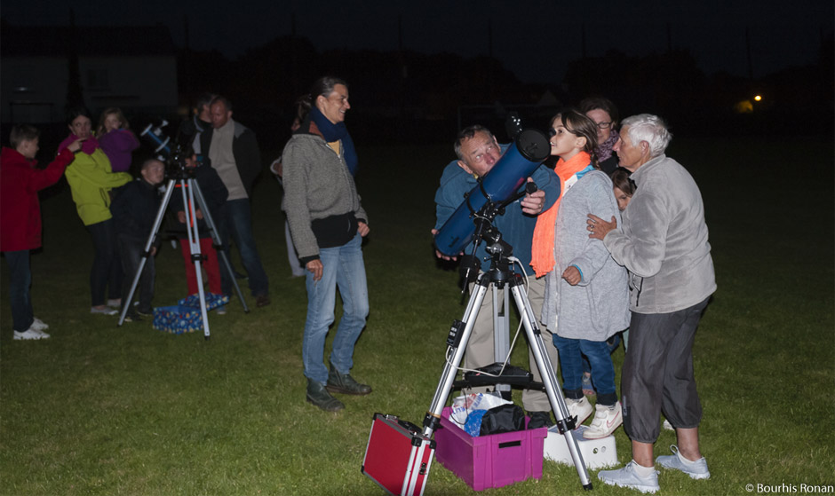 Soirée publique d'astronomie à La Grigonnais