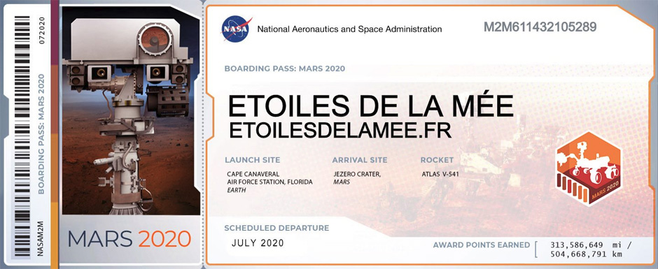 Les Etoiles de la Mée partent pour la planète Mars !