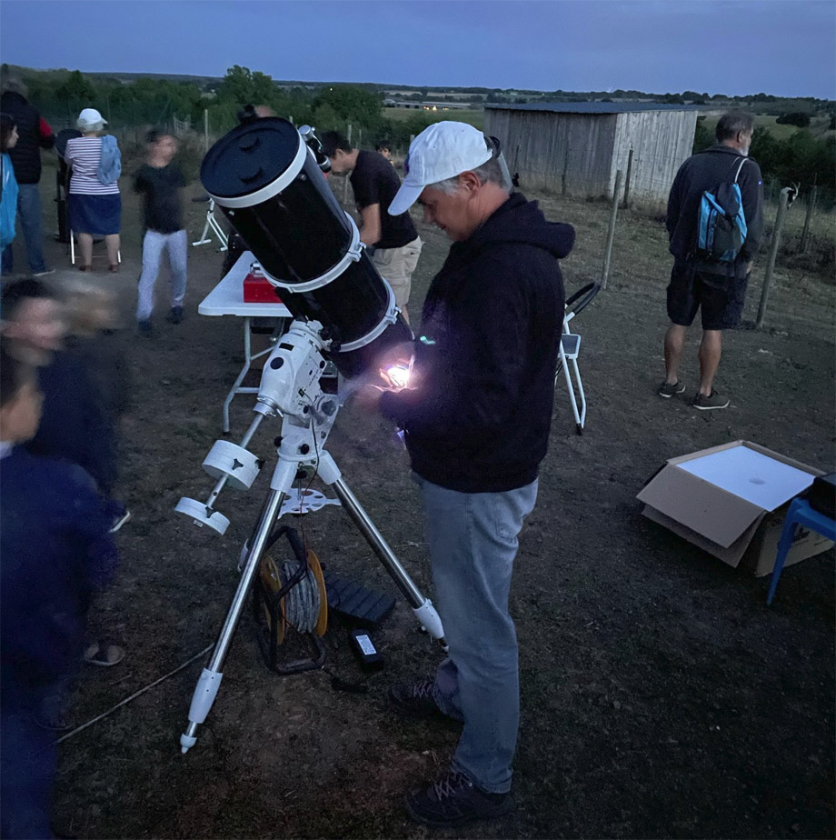 Nuits des étoiles 2022 à Martigné-Ferchaud par les Etoiles de la Mée