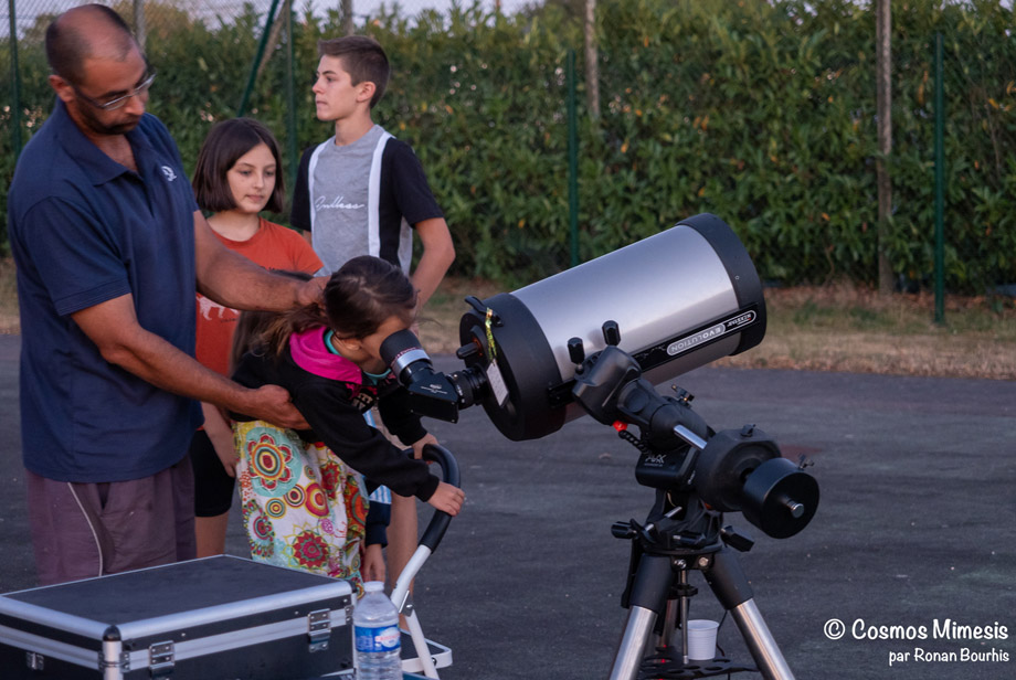 Nuit des Etoiles 2022 à Saint-Vincent-des-Landes avec le planétarium de Cosmos Mimesis