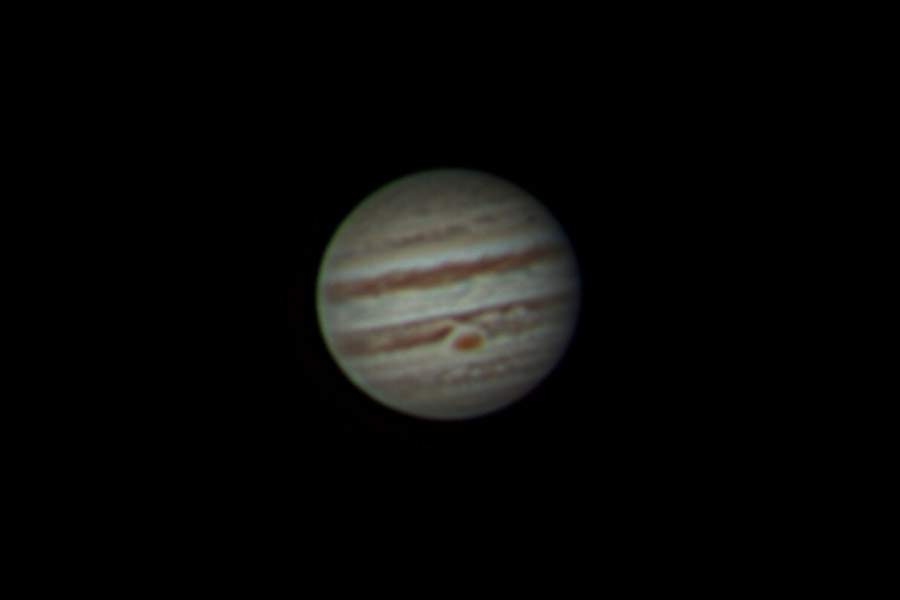 Planète Jupiter et sa Grande Tâche Rouge - Auteur : Julien Crespin