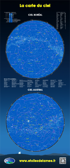 Banderole La carte du ciel