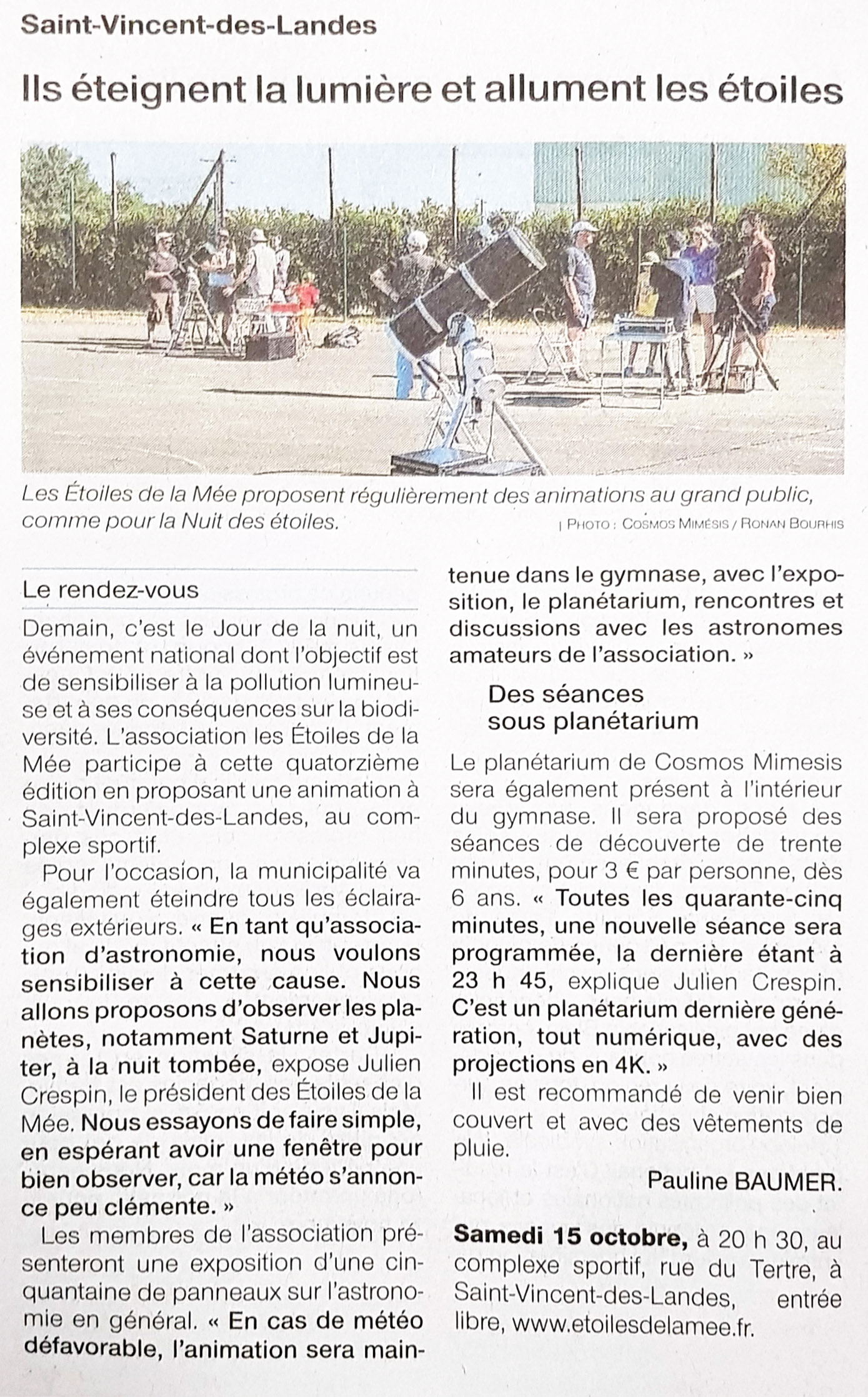 Annonce du jour de la nuit 2022  St-Vincent